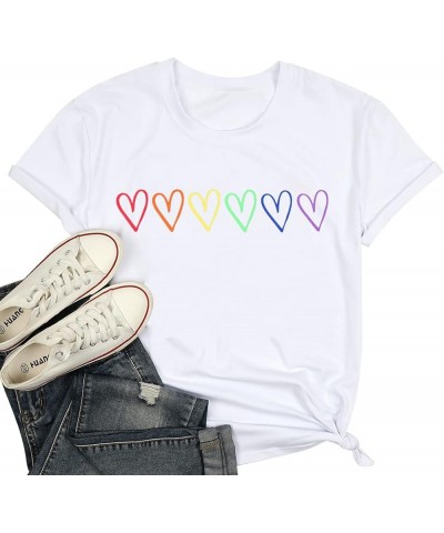 Women Pride Shirt Rainbow...