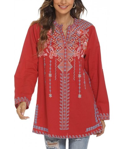 Blusa bohemia bordada...