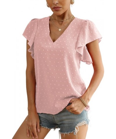 Blusa casual con lunares...