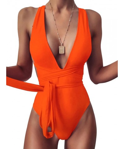 Sexy Tie Criss Cross Plunge...